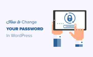 How to Change Your Password in WordPress 3